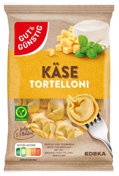 G&G frische Pasta Käse Tortelloni 400g