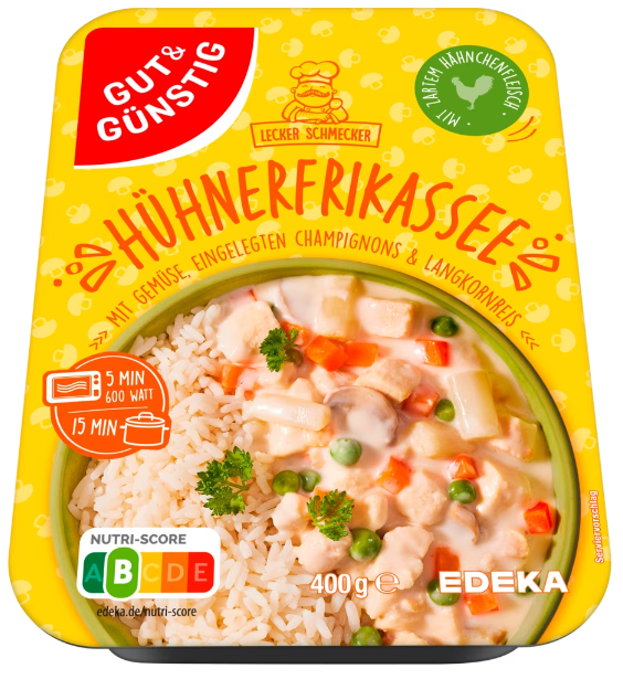 G&G Hühnerfrikassee m.Reis 400g