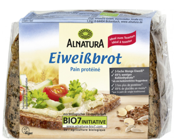C&C Alnatura Bio Eiweißbrot 250G