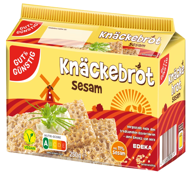 G&G Knäckebrot Sesam 250g